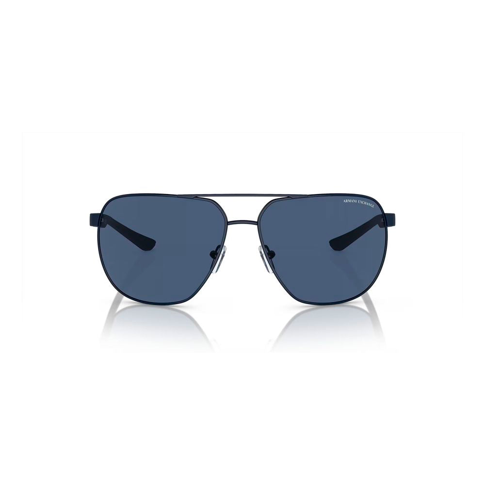 Armani Exchange grå solbriller i metall