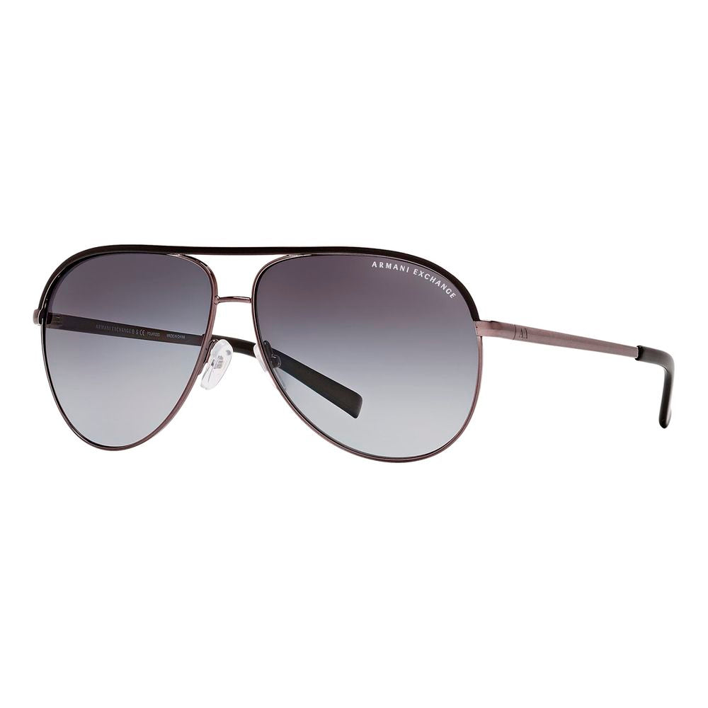 Armani Exchange grå solbriller i metall