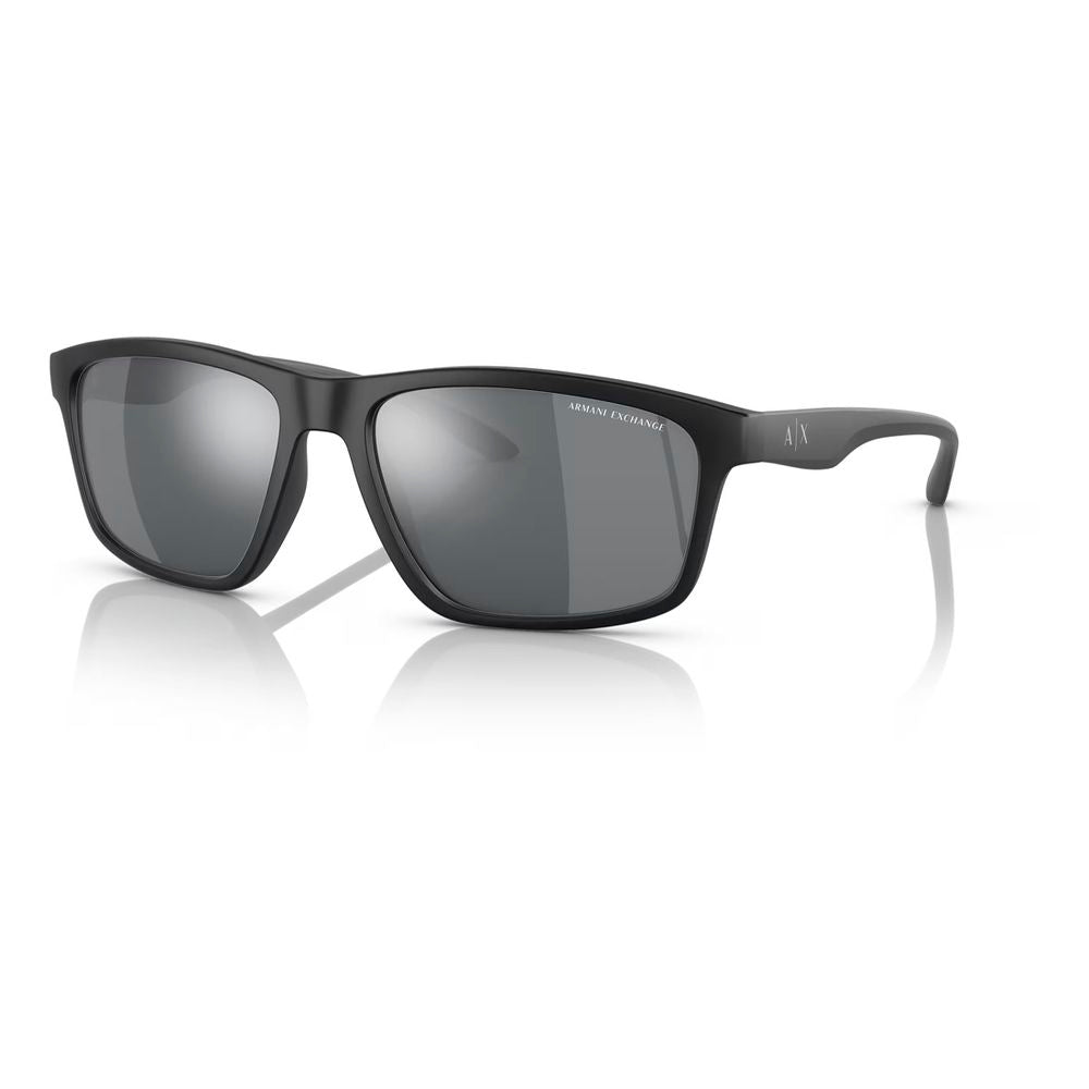 Armani Exchange svarte sprøytestøpte solbriller