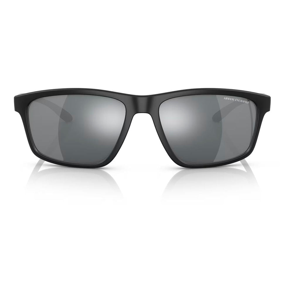 Armani Exchange svarte sprøytestøpte solbriller