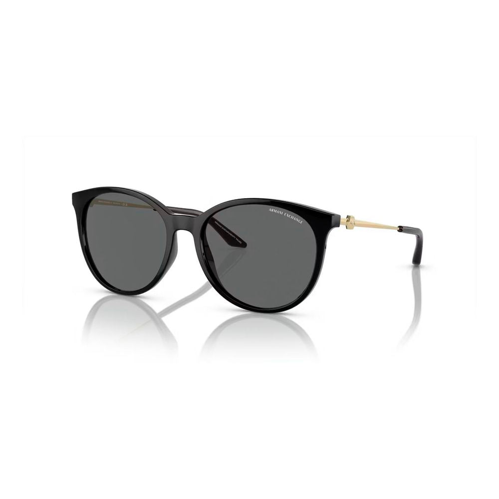 Armani Exchange svarte injected-solbriller