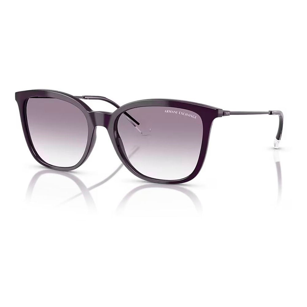 Armani Exchange lilla solbriller i plast