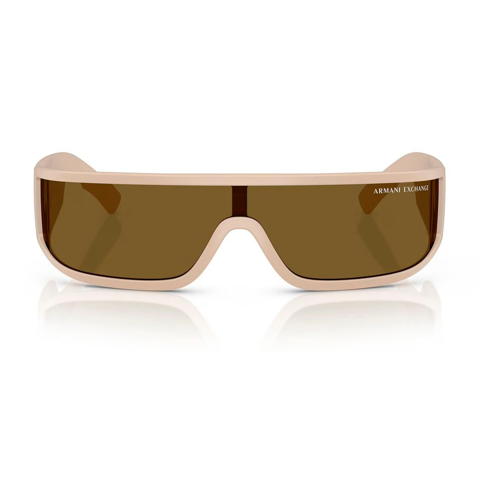 Armani Exchange beige injected solbriller
