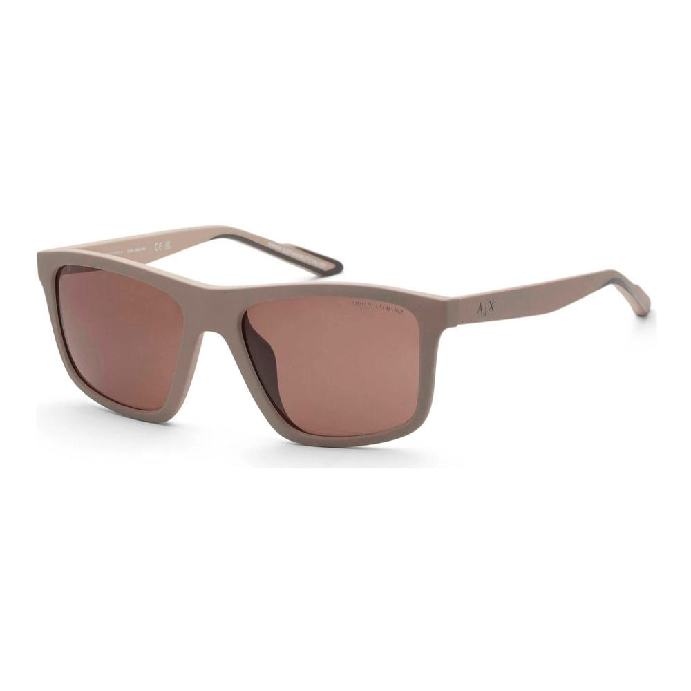 Armani Exchange brune sprøytestøpte solbriller