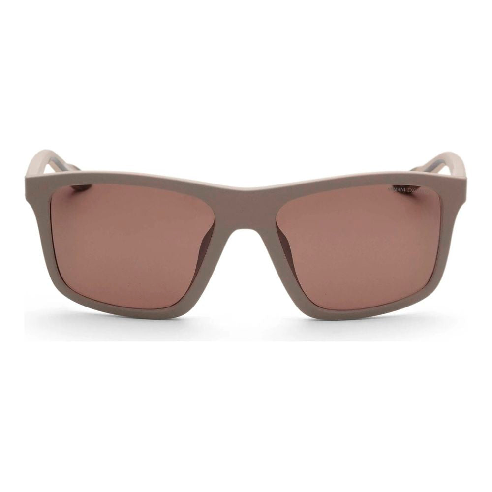 Armani Exchange brune sprøytestøpte solbriller