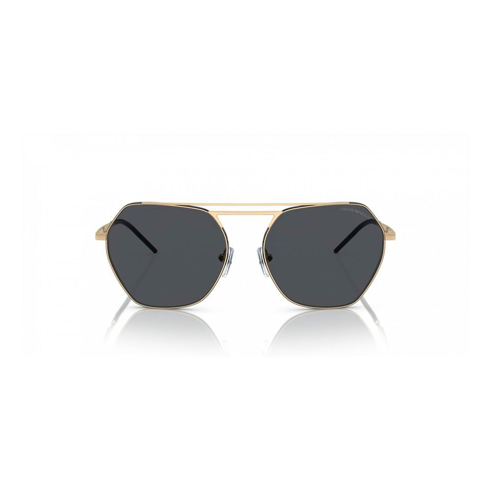 Emporio Armani solbriller i gullfarget metall