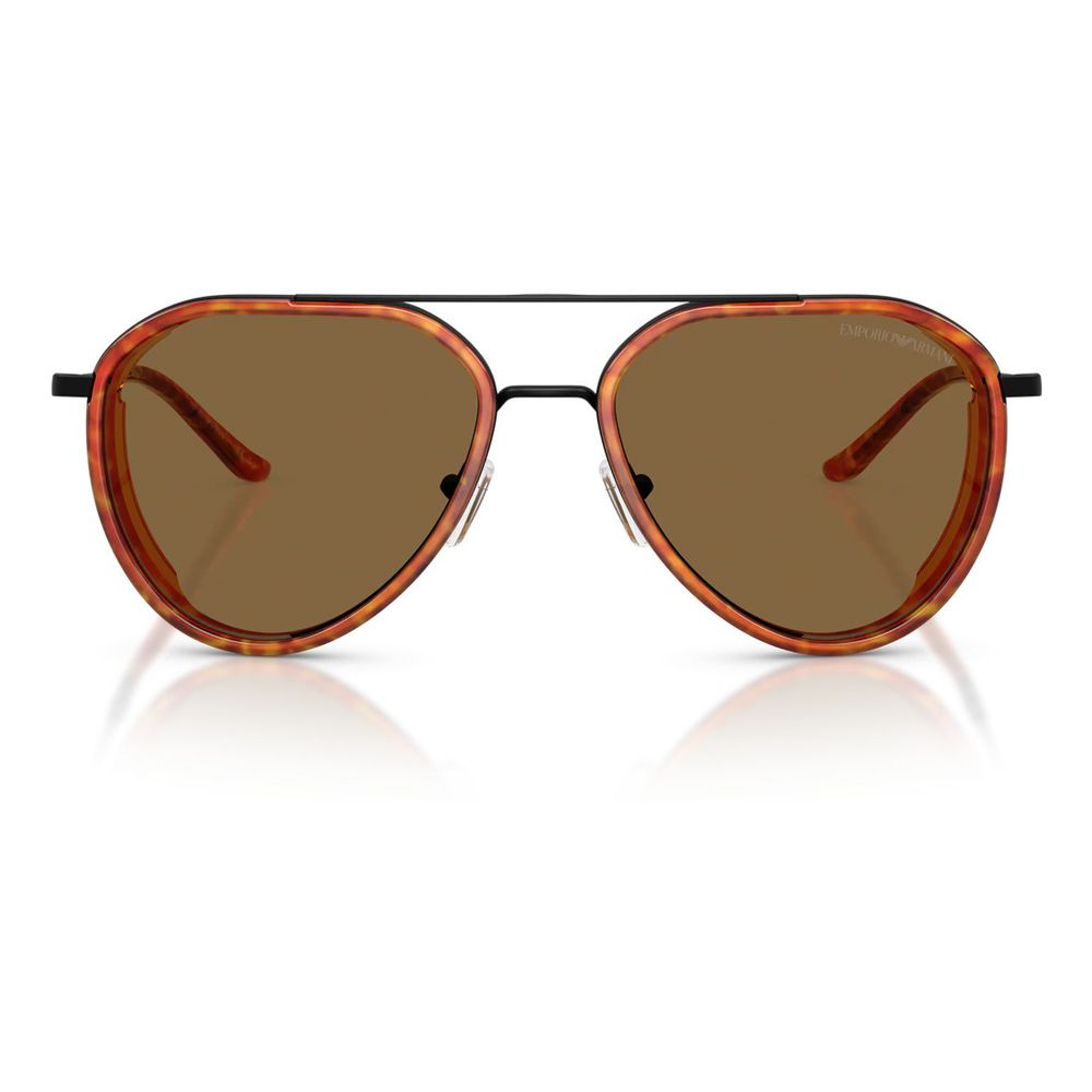 Emporio Armani solbriller i svart metall