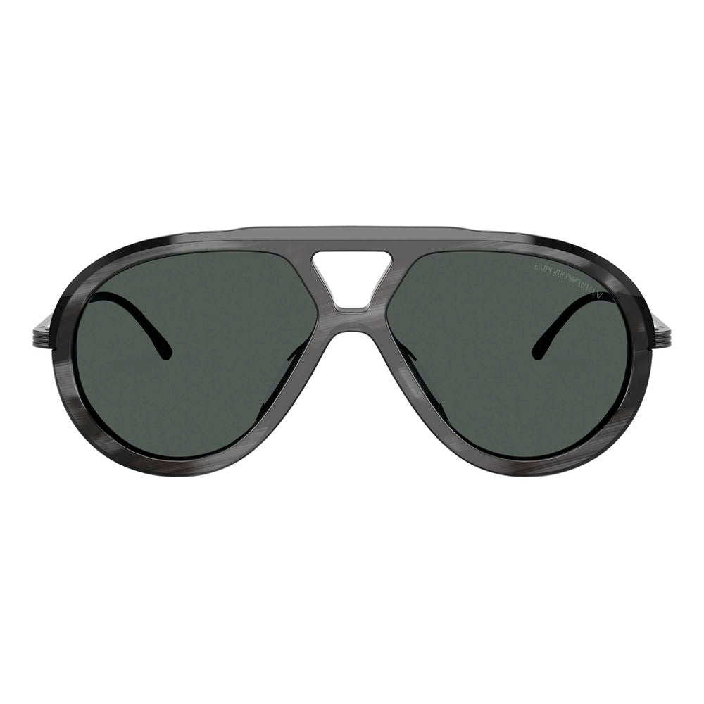Emporio Armani solbriller i grått acetat