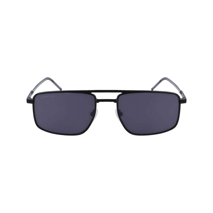 Lacoste solbriller i svart metall