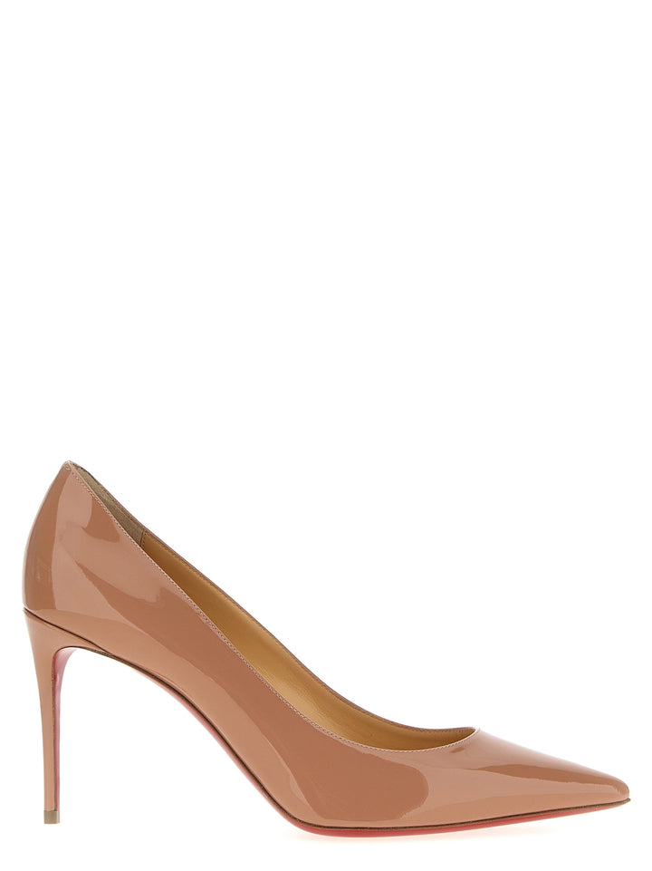 Christian Louboutin Høye Hæler i Beige Kalveskinn