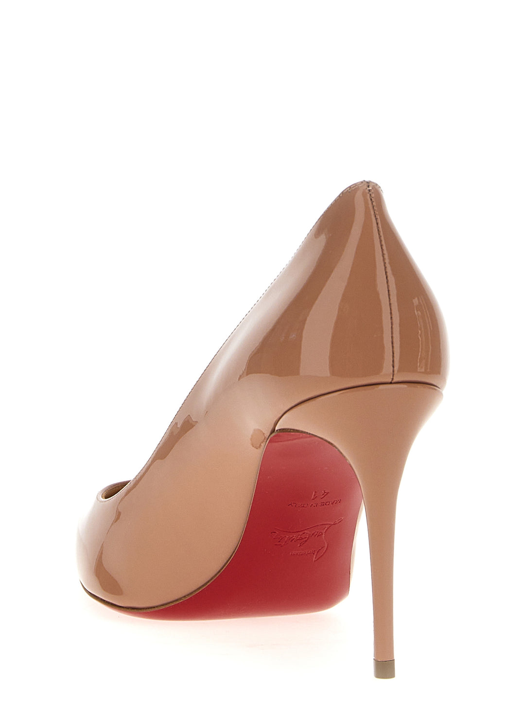 Christian Louboutin Høye Hæler i Beige Kalveskinn