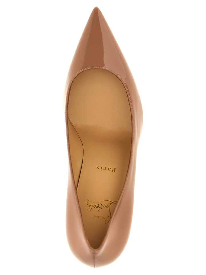 Christian Louboutin Høye Hæler i Beige Kalveskinn