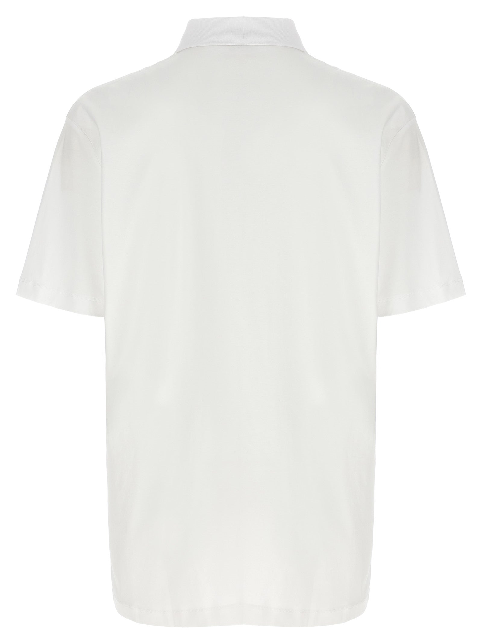 Hugo Boss White Cotton Polo Shirt