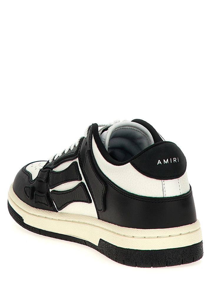 Amiri Bicolor Low Top-joggesko i kuskinn
