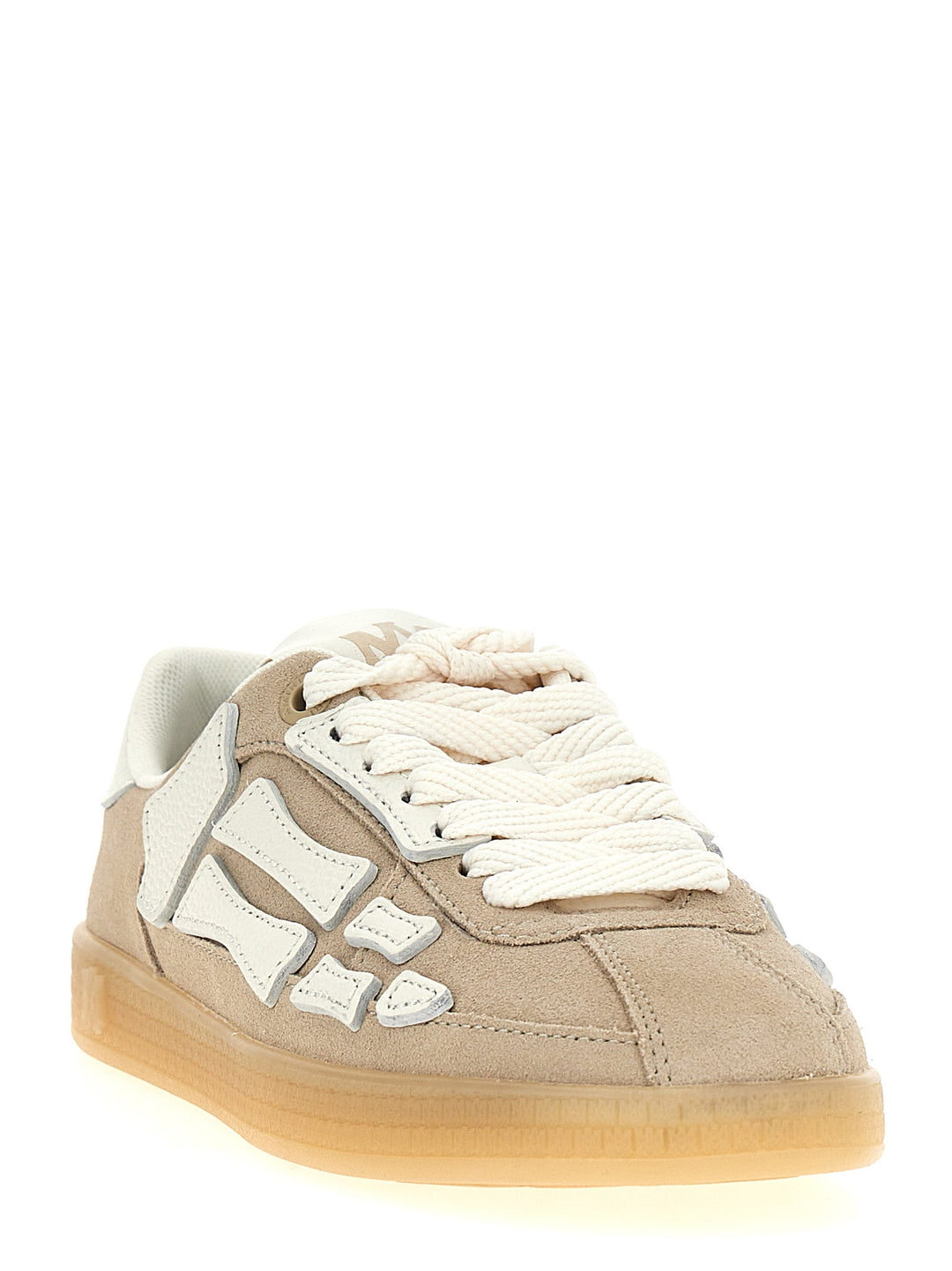 Amiri beige sneakers i kuskinn
