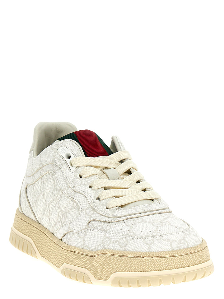 Gucci hvite joggesko i polyetylen