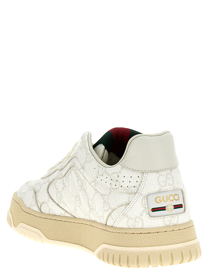 Gucci hvite joggesko i polyetylen