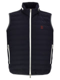 Brunello Cucinelli Blue Polyamide Coat