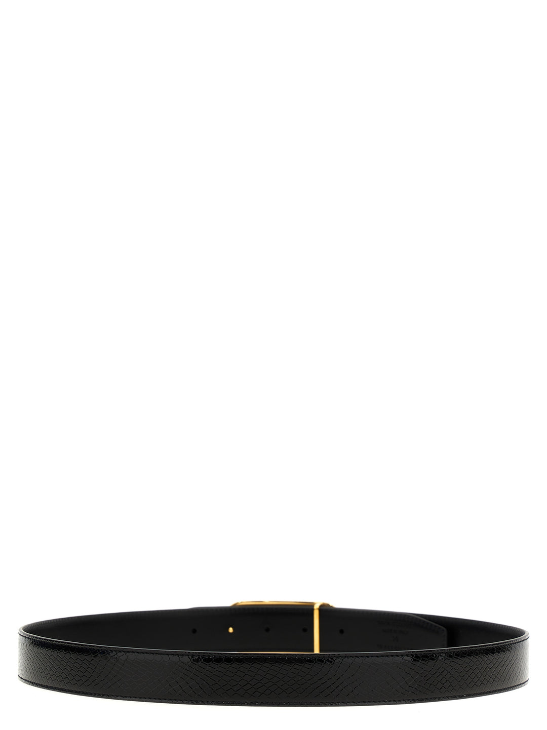 Tom Ford Black Leather Regular-belte