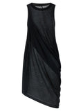 Rick Owens Black Cotton Casual Dress