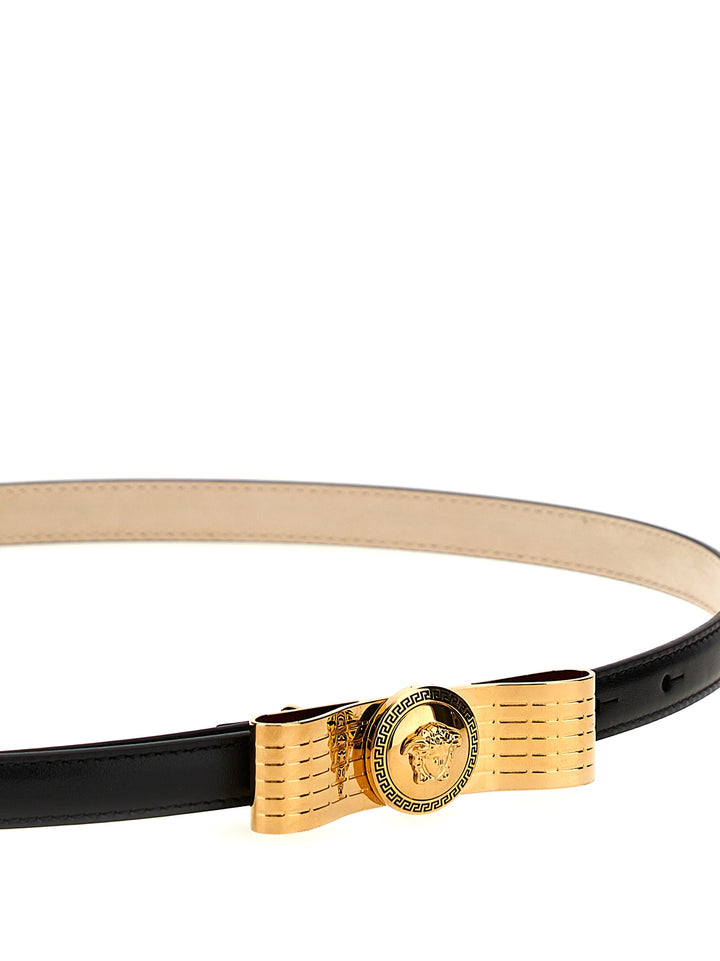 Versace sort belte i kalveskinn