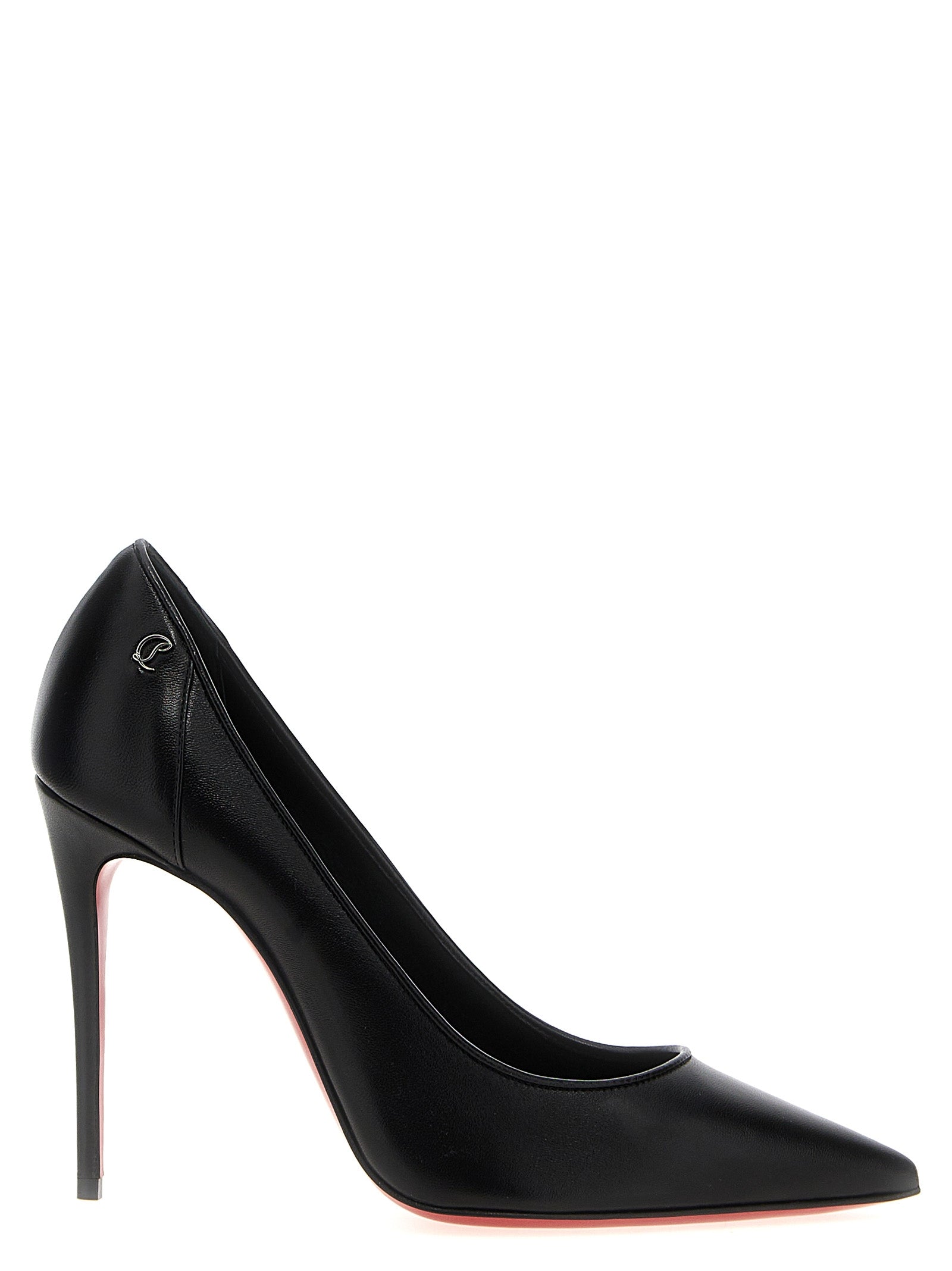 Black Napa Leather / Calf Bos Taurus High Heel Pumps