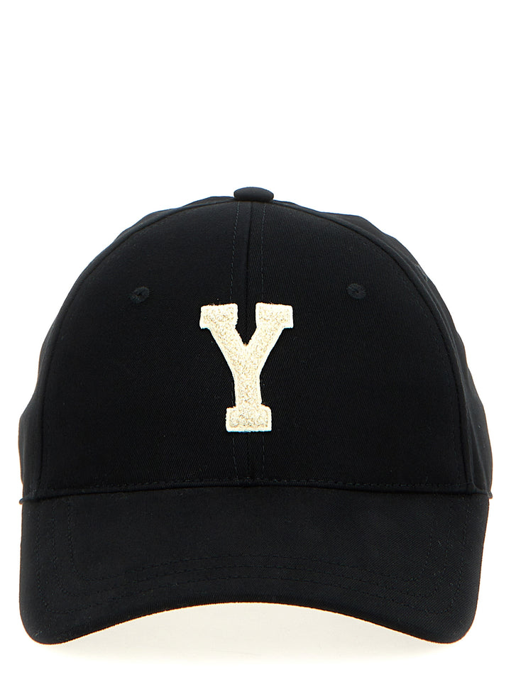 Saint Laurent Sort Bomullscap (Baseballcaps)