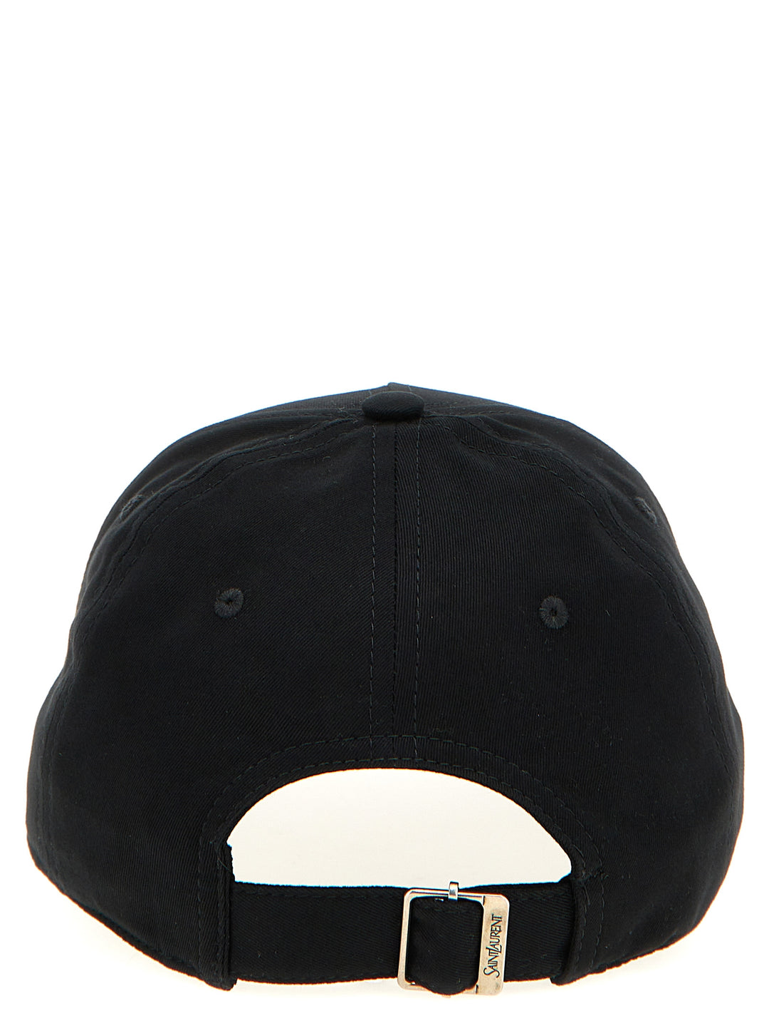 Saint Laurent Sort Bomullscap (Baseballcaps)