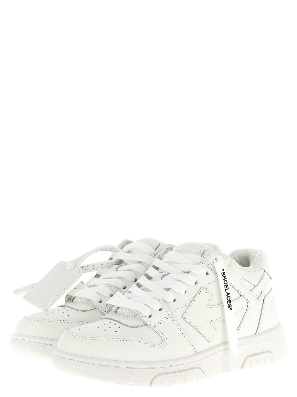 Off-White White Bovine Leather Sneakers