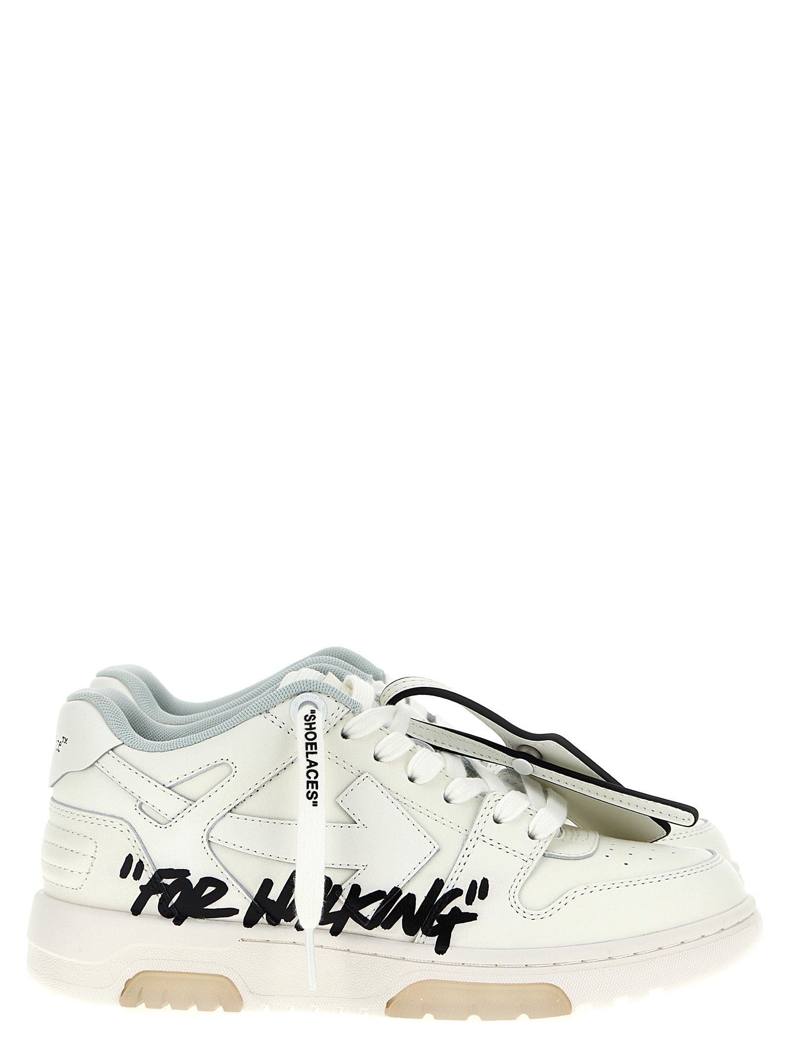 Bicolor Bovine Leather Low Top Sneakers