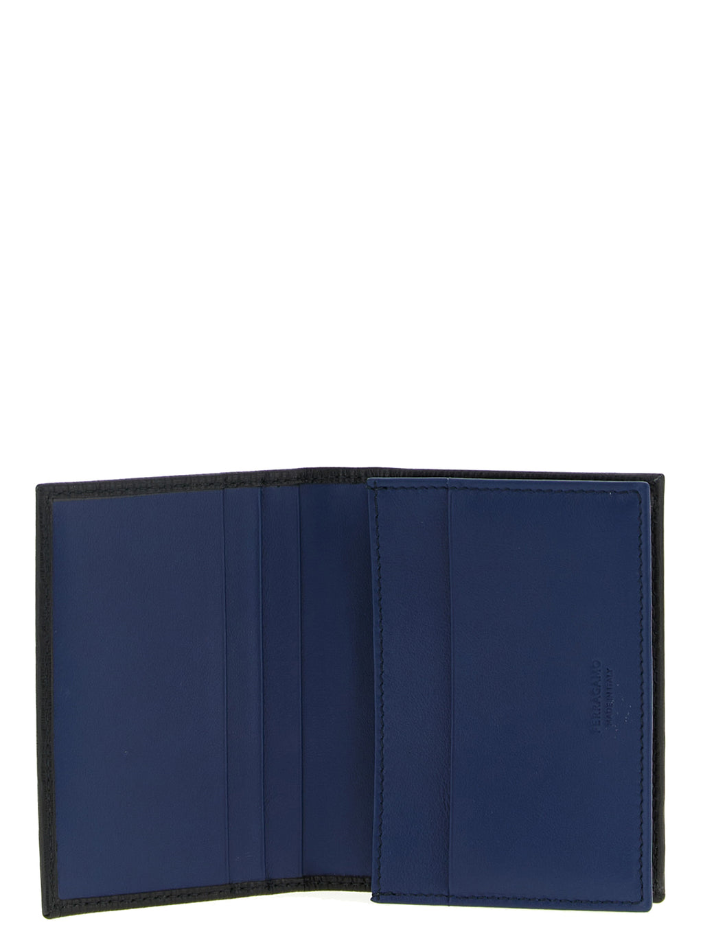 Ferragamo Black Calfskin Cardholder