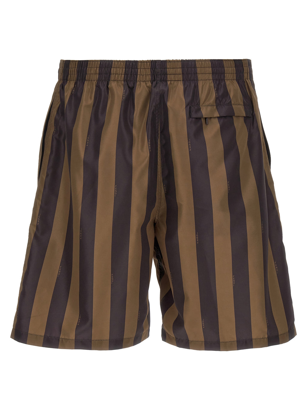 Fendi Brown Polyester Swim Shorts