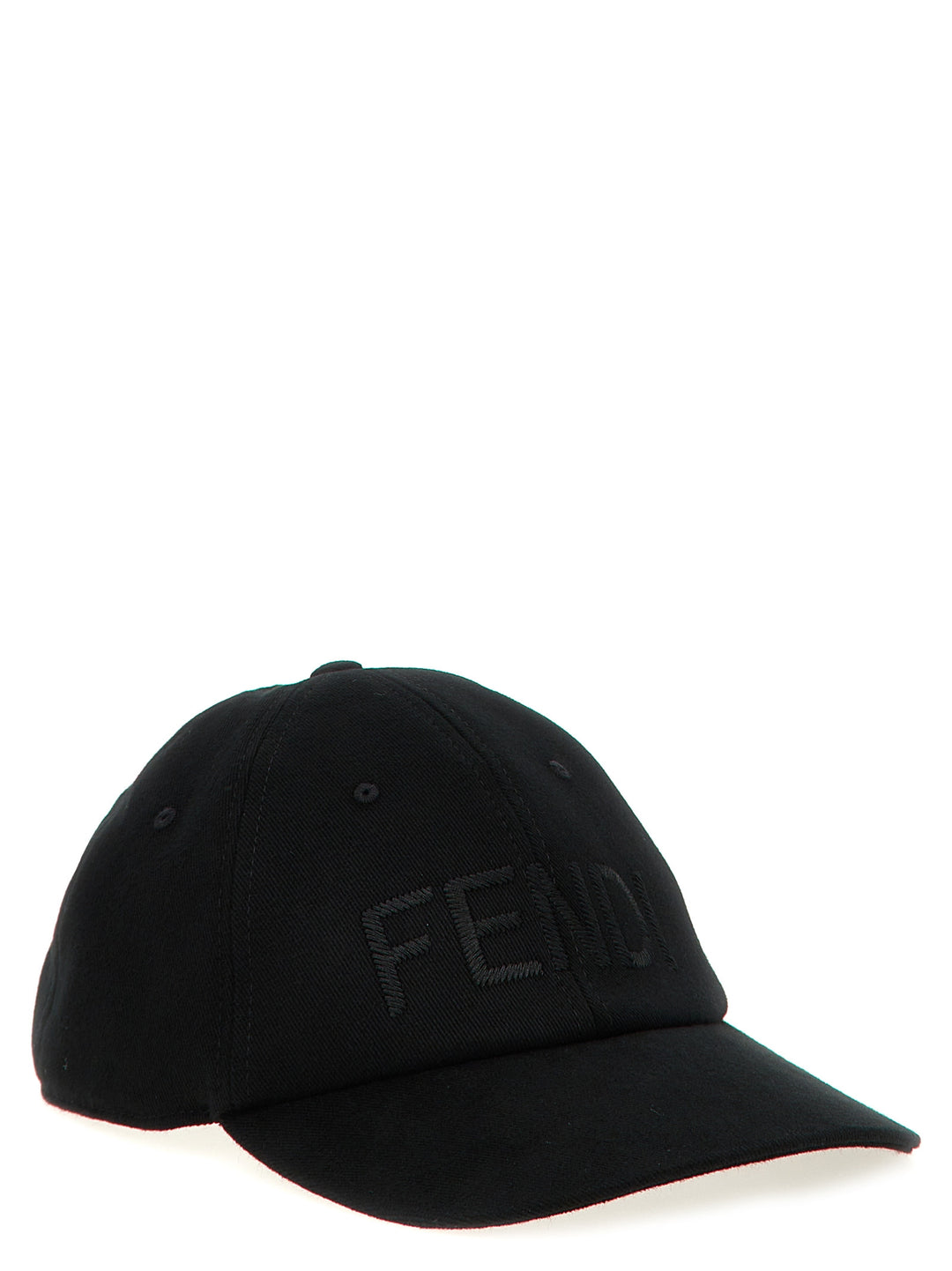 Fendi svart bomullshette (baseballcaps)