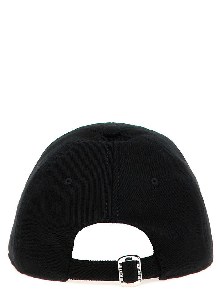 Fendi svart bomullshette (baseballcaps)