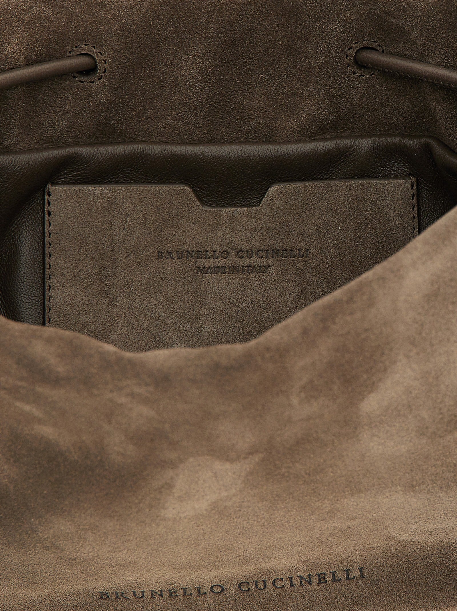 Brunello Cucinelli Brown Calfskin Crossbody Bag