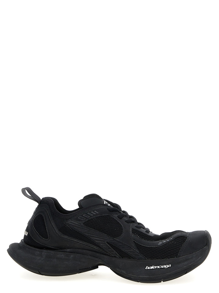 Balenciaga svarte atletiske joggesko i polyester