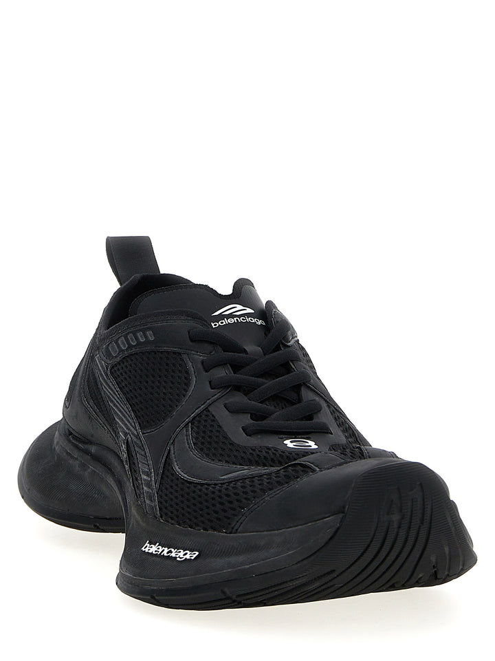 Balenciaga svarte atletiske joggesko i polyester