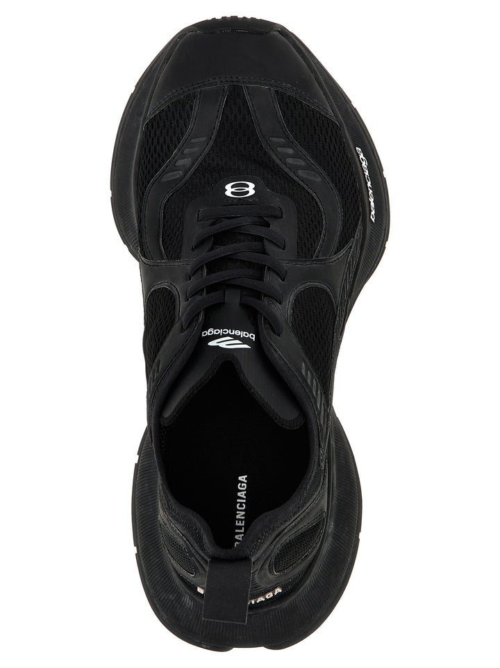 Balenciaga svarte atletiske joggesko i polyester
