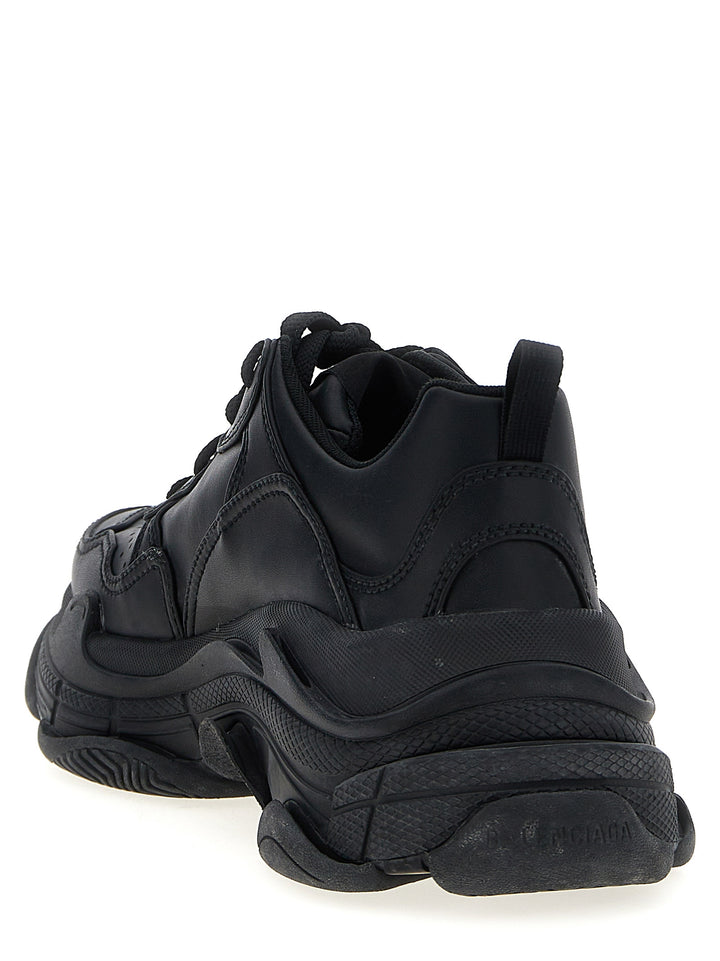 Balenciaga svarte atletiske joggesko i polyetylen