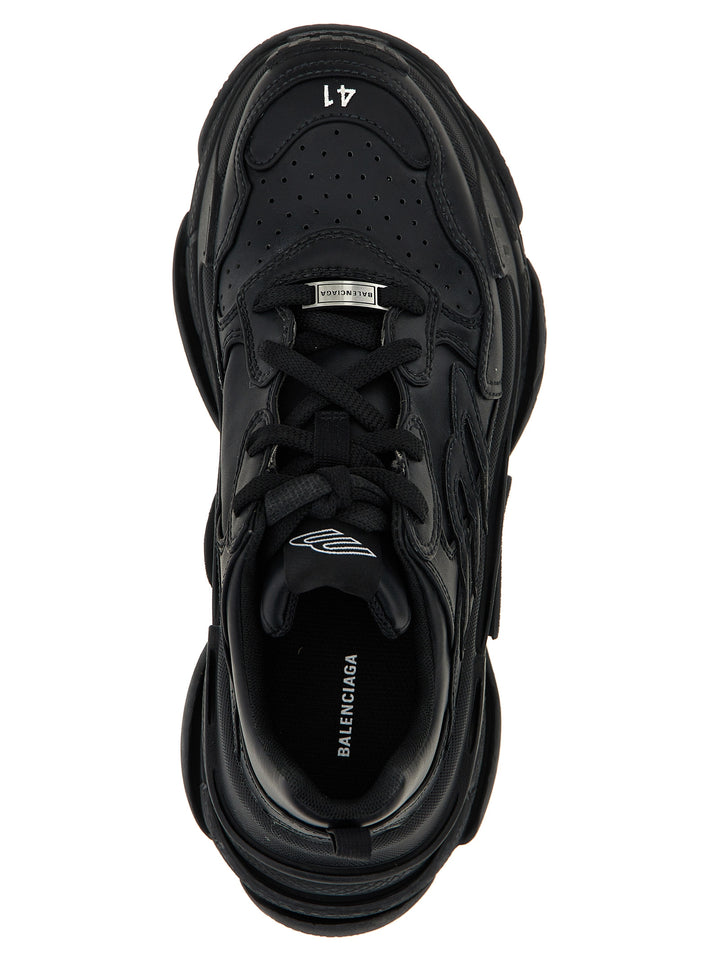Balenciaga svarte atletiske joggesko i polyetylen