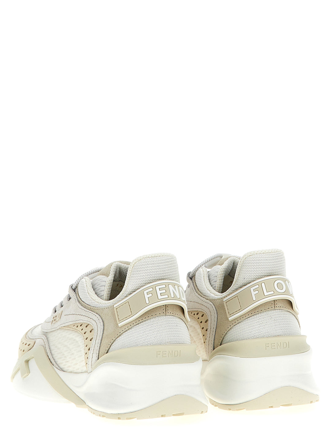 Fendi hvite joggesko i polyester