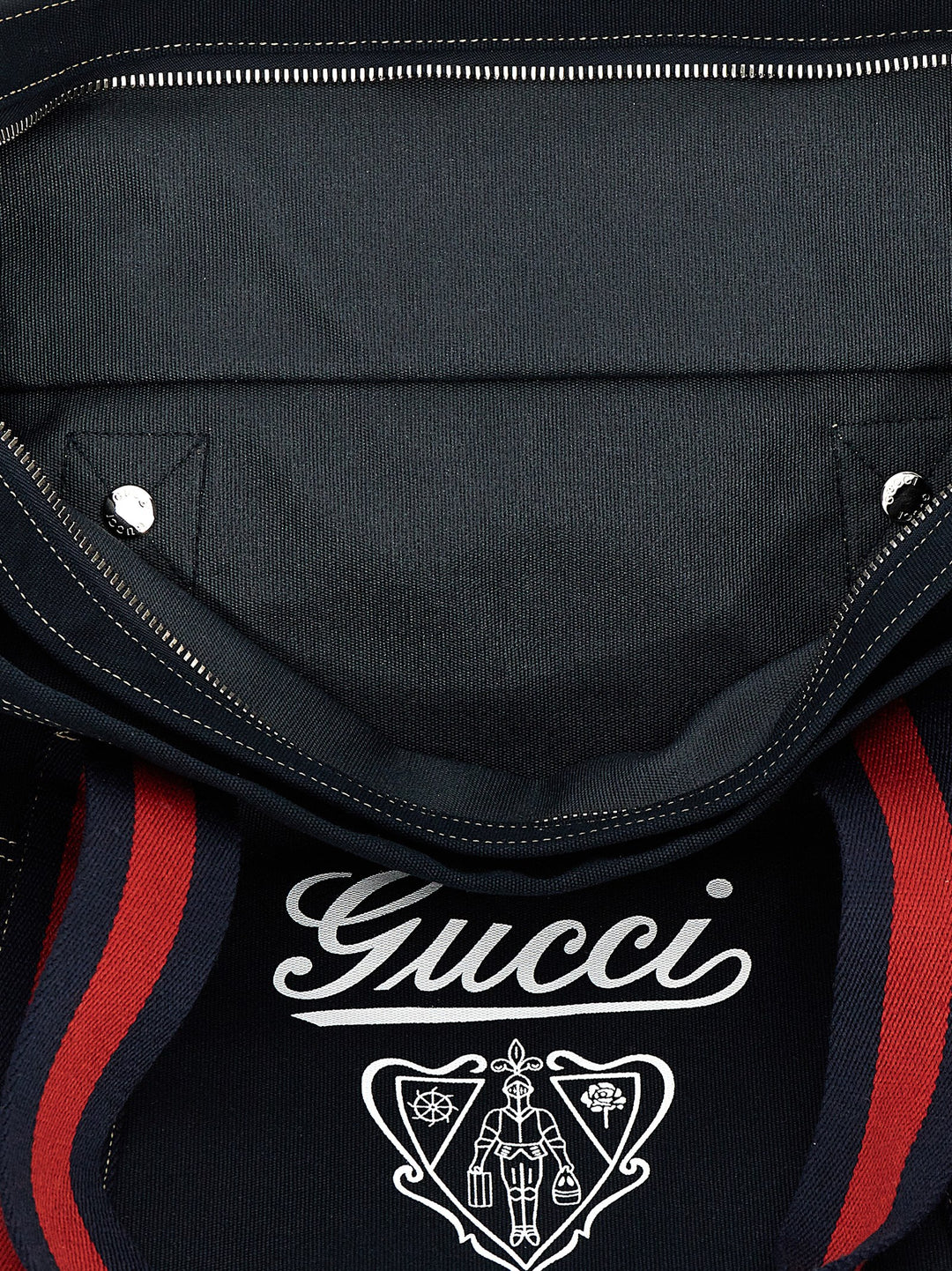 Gucci blå bomullstoteveske