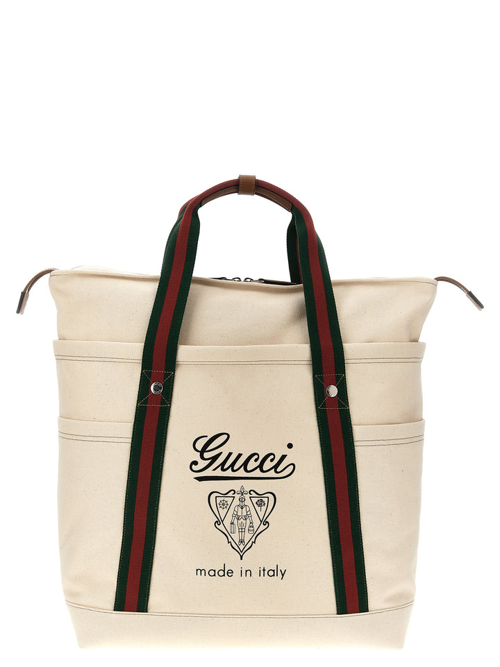 Gucci hvit bomullsveske