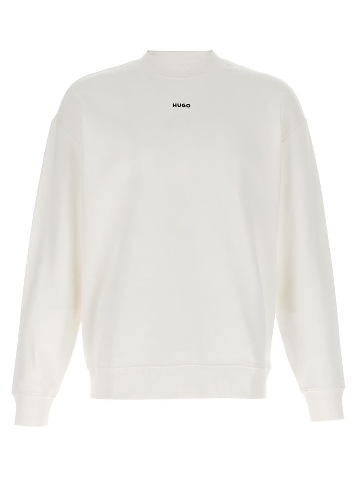 Hugo Boss Hvit Bomullsgenser