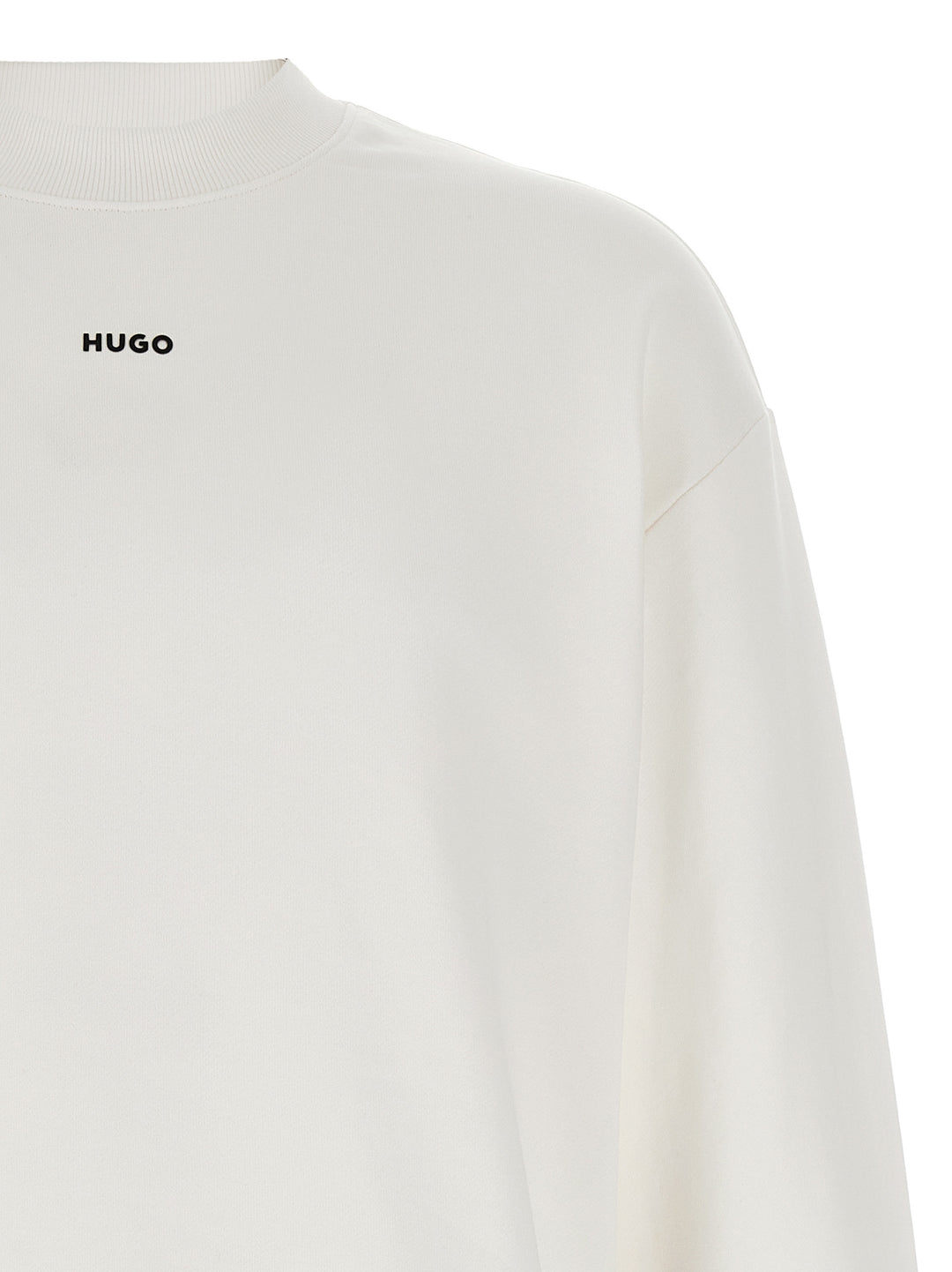 Hugo Boss Hvit Bomullsgenser