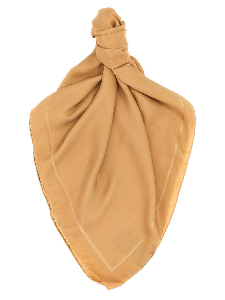 Saint Laurent Beige Silketørkle