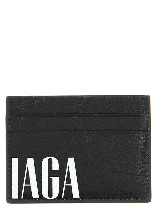Balenciaga Bicolor Lamb Leather Cardholder