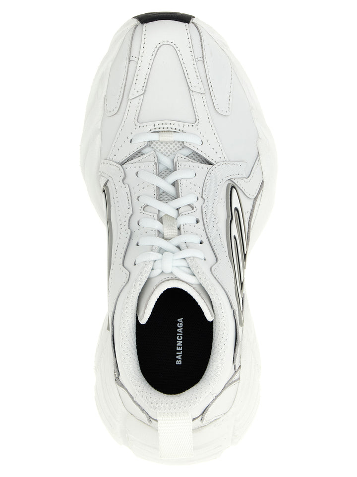 Balenciaga Hvite Joggesko i Kuskinn