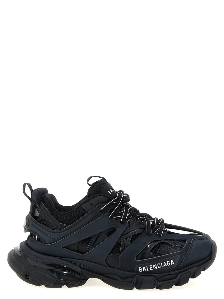 Balenciaga svarte treningssneakers i polyetylen