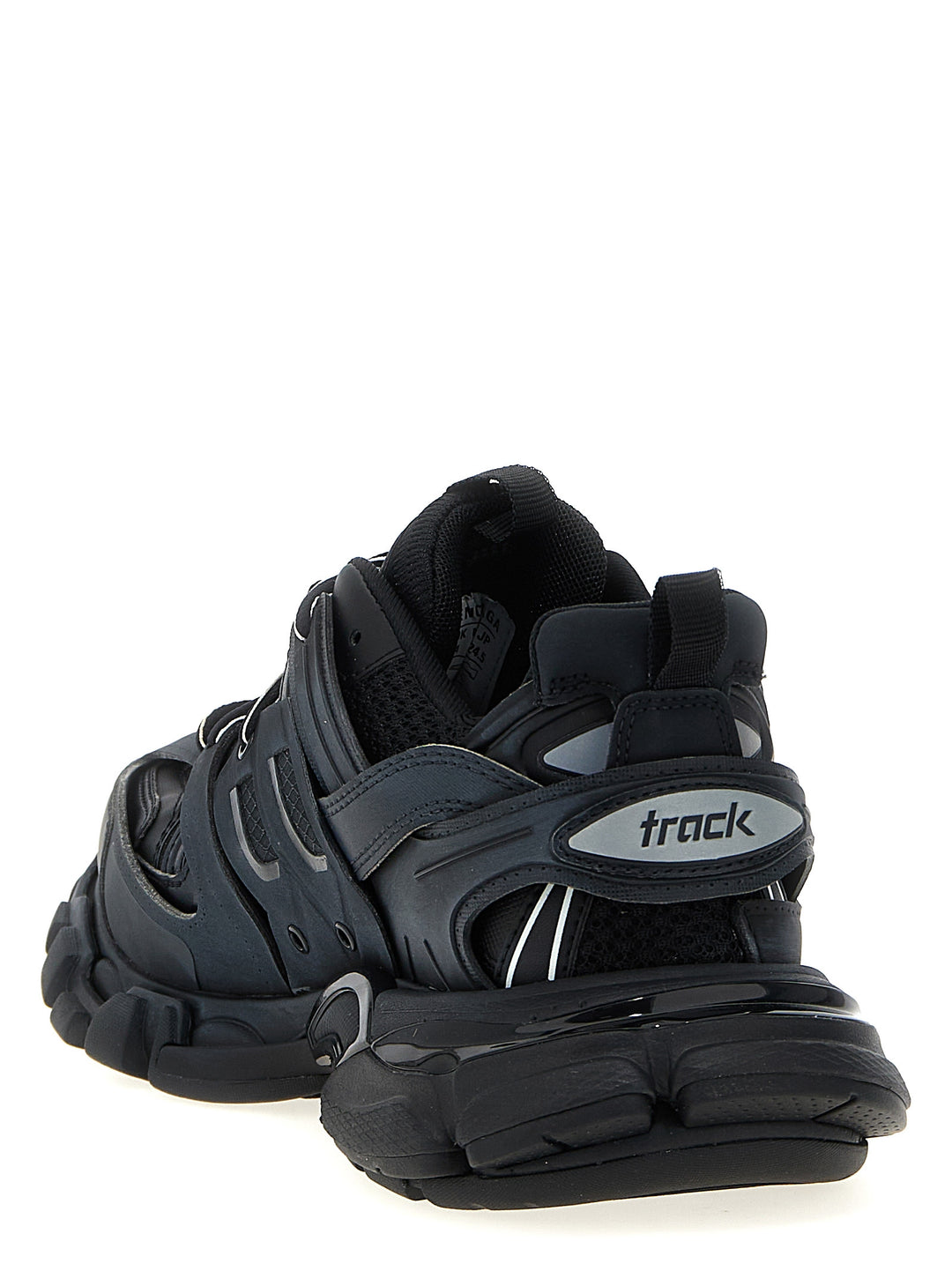 Balenciaga svarte treningssneakers i polyetylen
